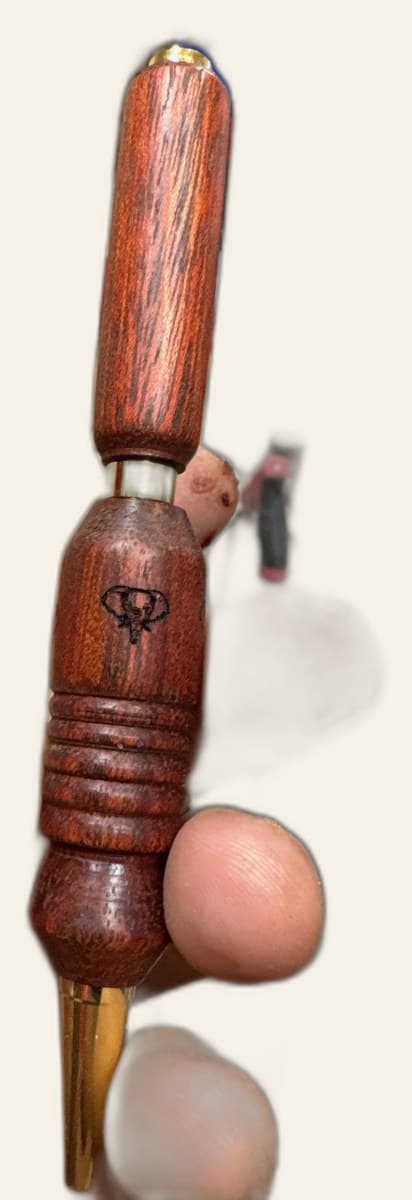 Padauk Pen — Laser Engraved